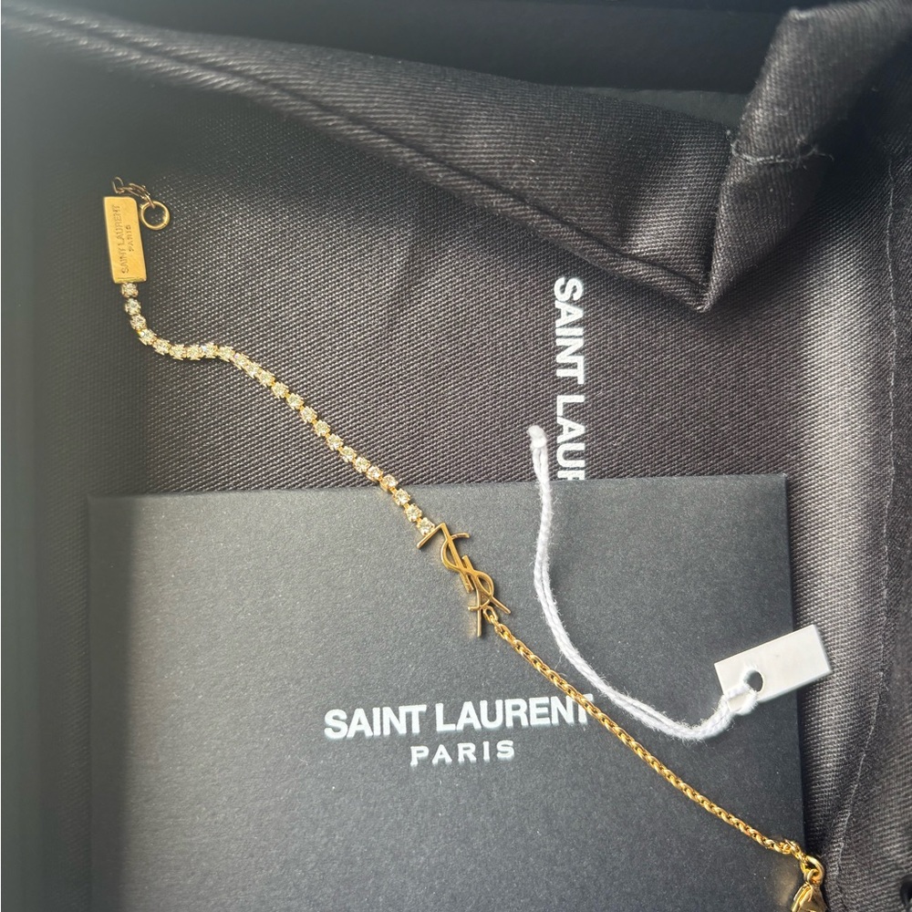 Saint Laurent Gold Bracelet